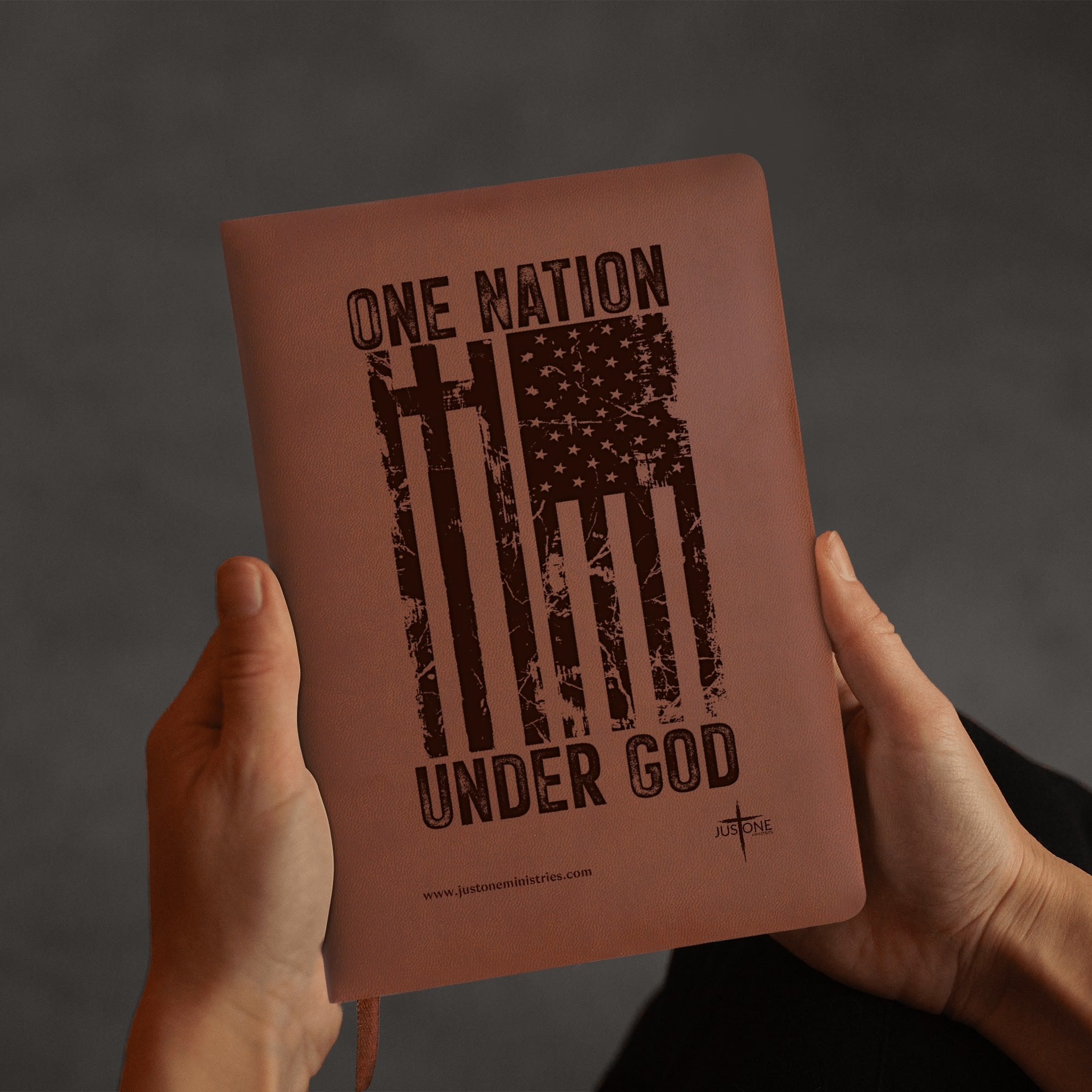 One Nation Under God Engraved Journal