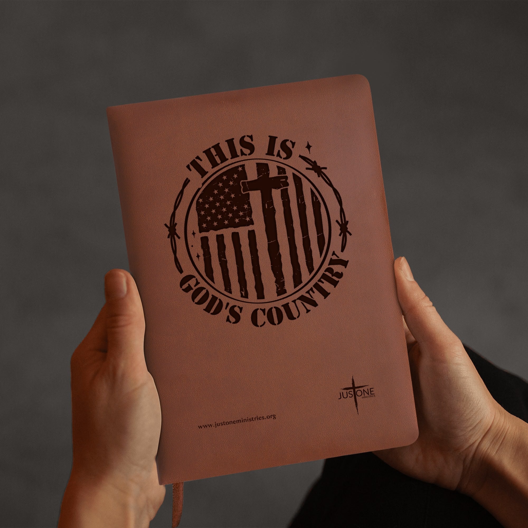 Gods Country Engraved Notebook