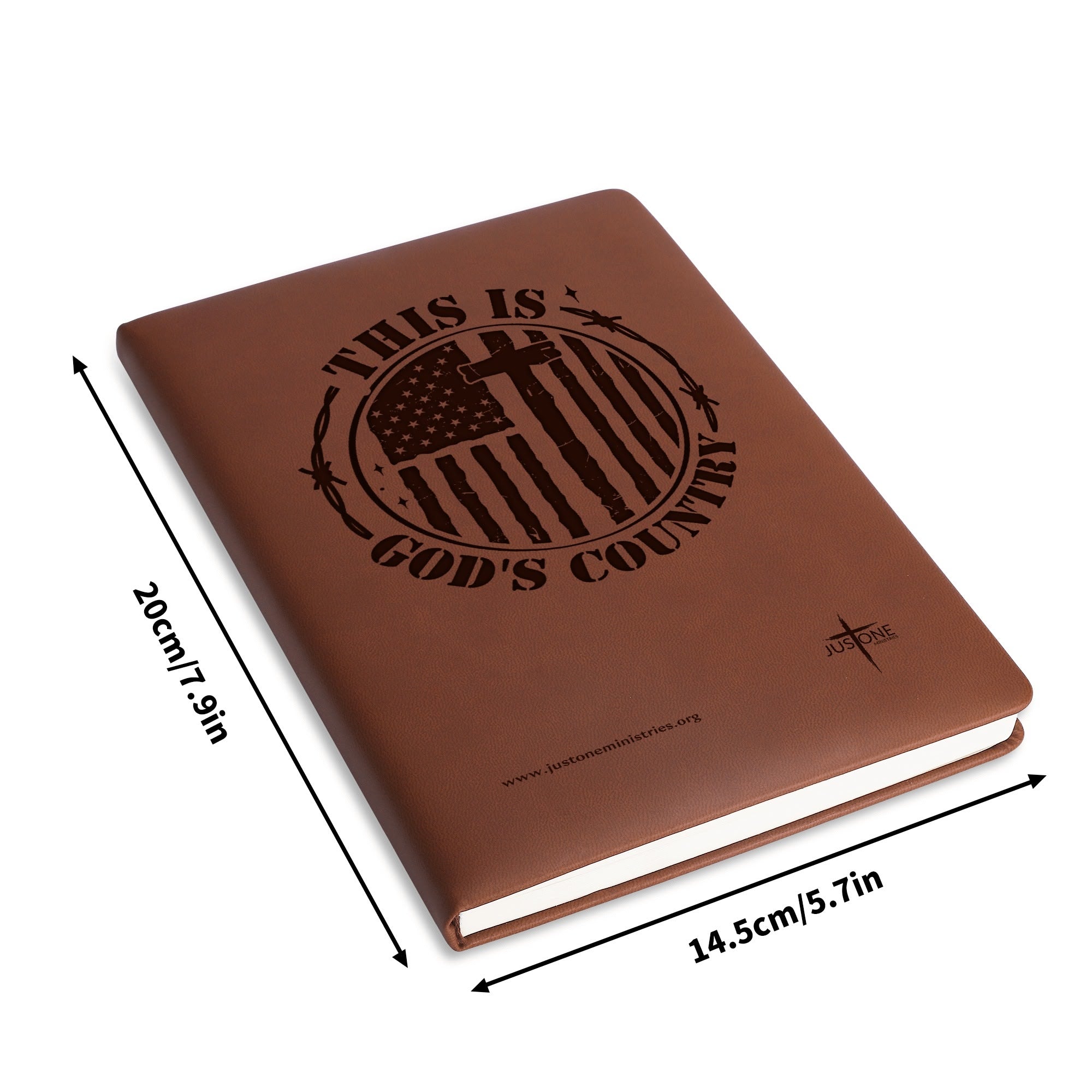 Gods Country Engraved Notebook